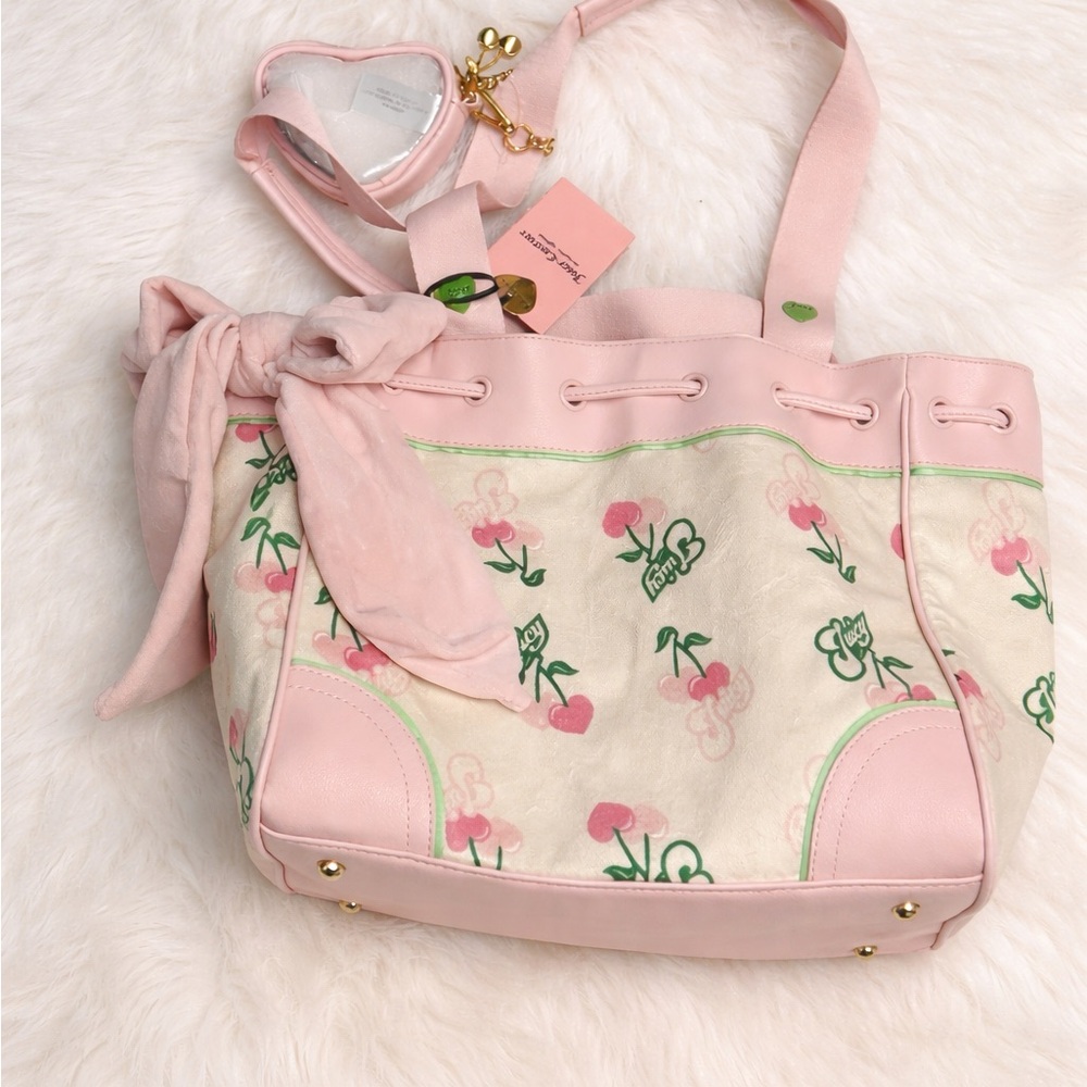 Juicy couture retro cherry tote